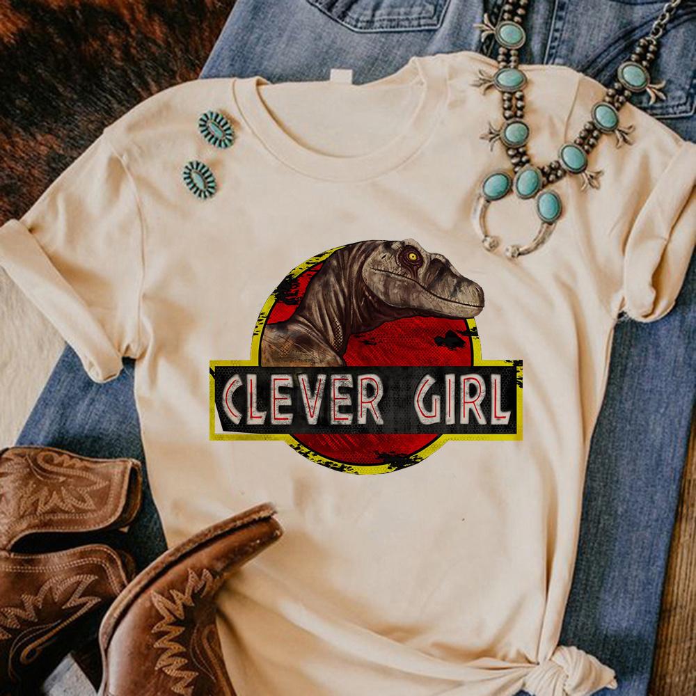 Dinosaur T Shirt Unisex Funny Y2k Comic Tee Girl Designer Comic Clothing S