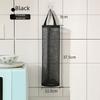 For Kitchen Garbage Bag Dispenser Mesh Storage Container Wall Mounted for Bathroom and Utility Room Organization