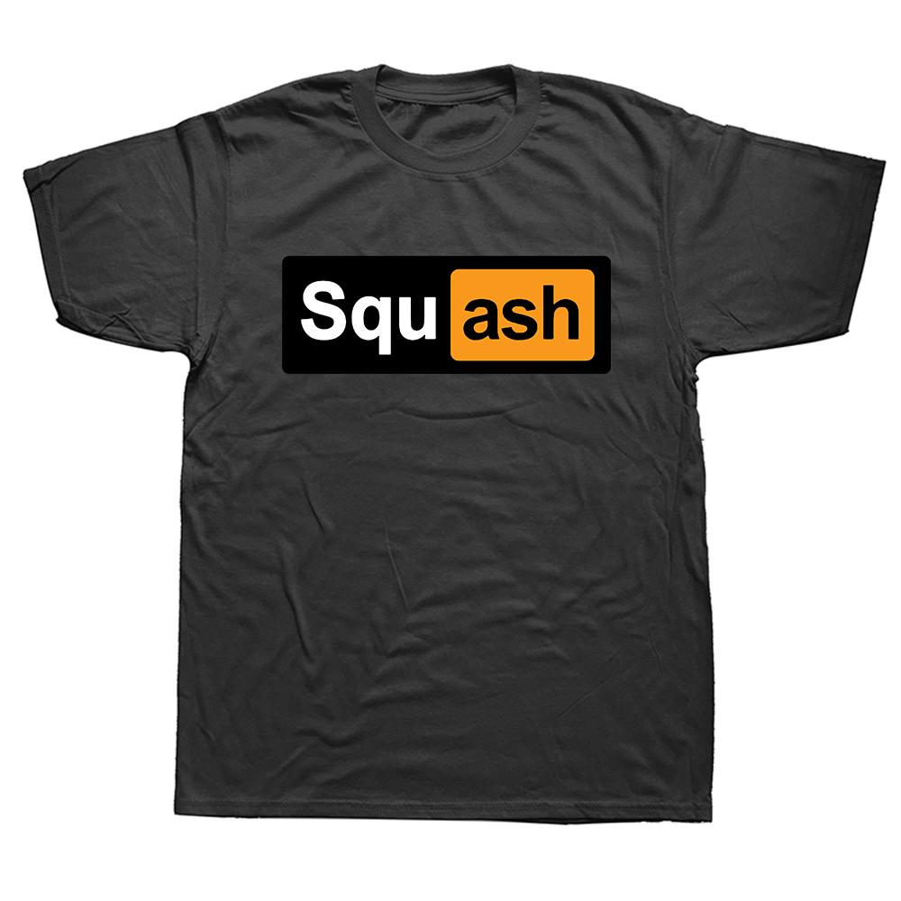 Funny Squash Player Design T Shirts Graphic Cotton Streetwear Short Sleeve Birthday Gifts Summer Style Tshirt Mens Clothing