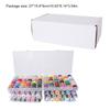 72 Color Polyester Thread Sewing Machine Bobbin Thread with Case for Sewing Machine Hand Stitching Needlework Project