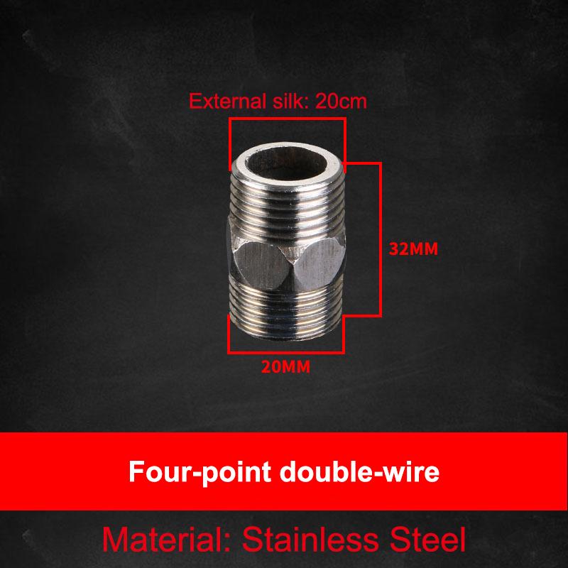 Copper Male Thread Connector Hose Coupler Adaptor Shower Hose Extension Pipe Universal Hose Extender Bathroom Accessories