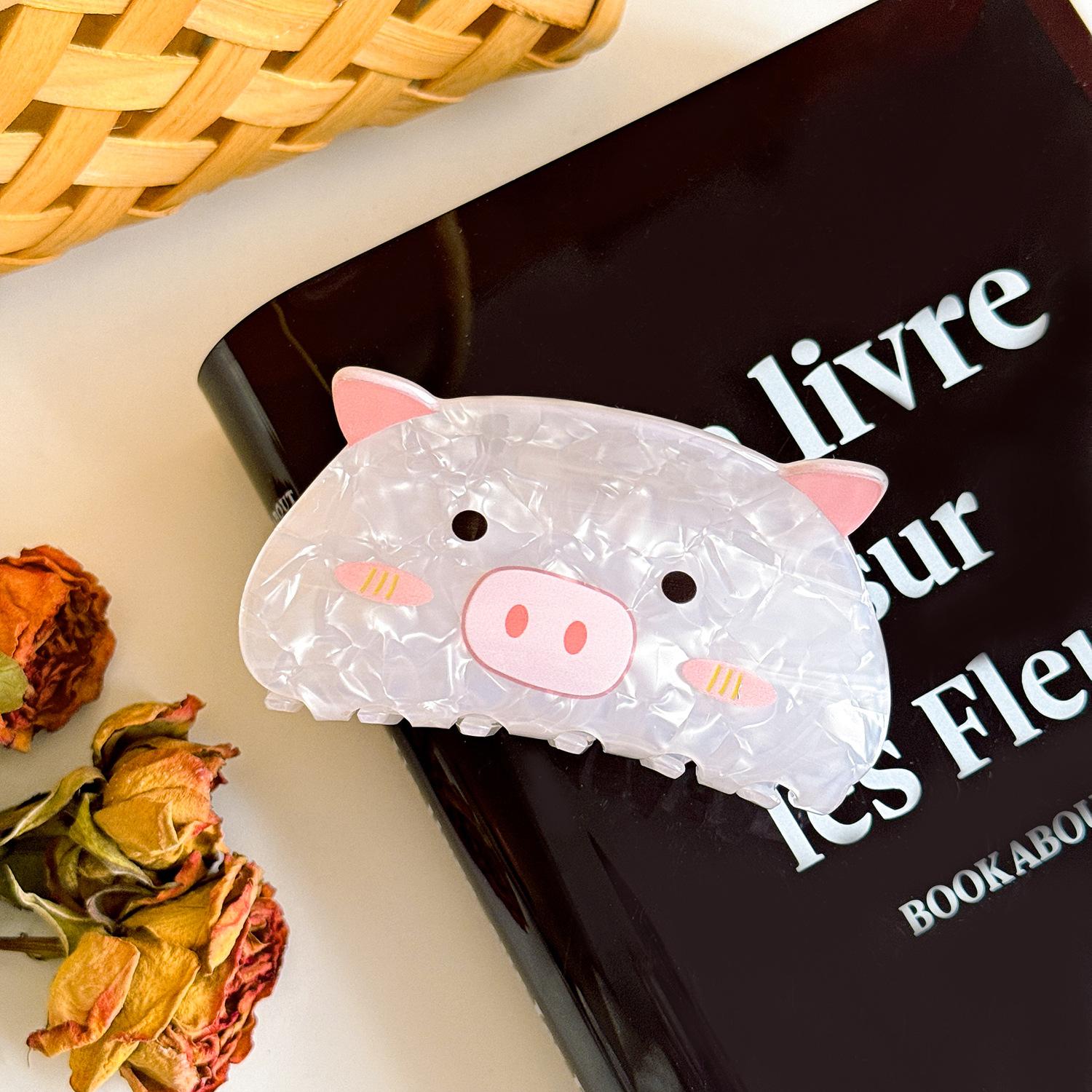 

Cute Hair Animal Clip For Women Featuring Adorable Cat And Dog Designs In Material Acrylic StyleF