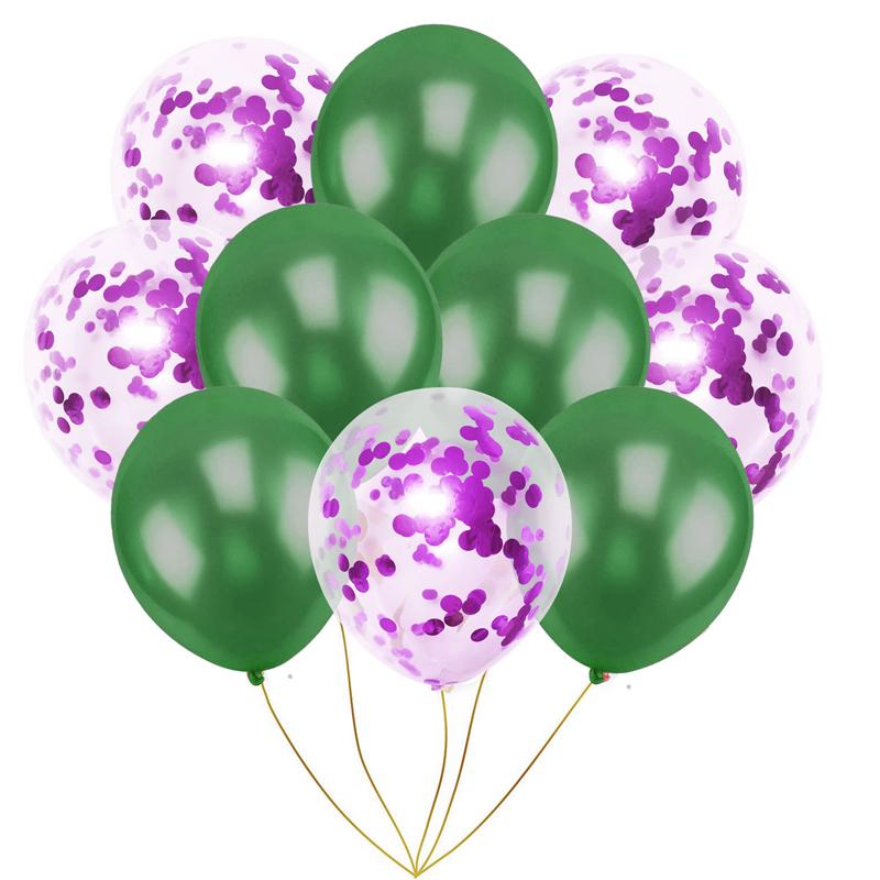 10pcs Confetti Happy Birthday Baby Shower Decoration Party Balloons Supplies
