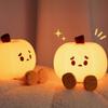 USB Charging LED Pumpkin Light Adjustable Brightness Desktop Lamp  Bedroom
