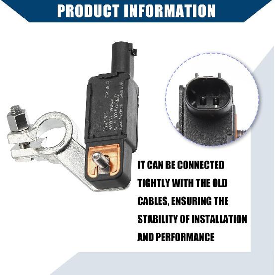 No.68318616AC / Battery Current Sensor for Chrysler Pacifica 2019-2022 for Jeep Compass 2018-2022 / Front Battery Voltage Temperature Sensor/Durable