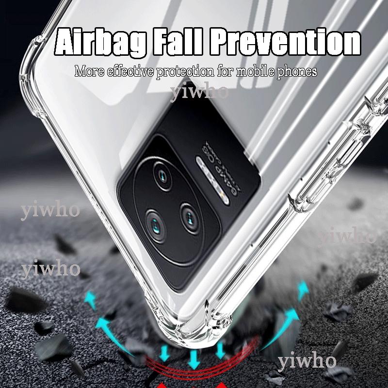 F4 Luxus Klar Weiche Silikonhülle Für Xiaomi POCO F4 Stoßfest Transparent POCO POCCO F 4 Handyhüllen Rückseiten