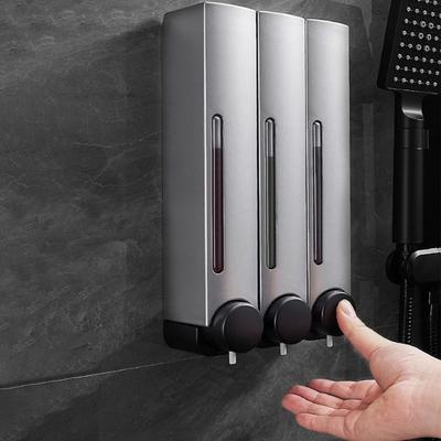 380ML Liquid Soap Dispenser Reusable Wall Mounted Shampoo Shower Gel Container Leakproof Plastic Hand Sanitizer Dispenser