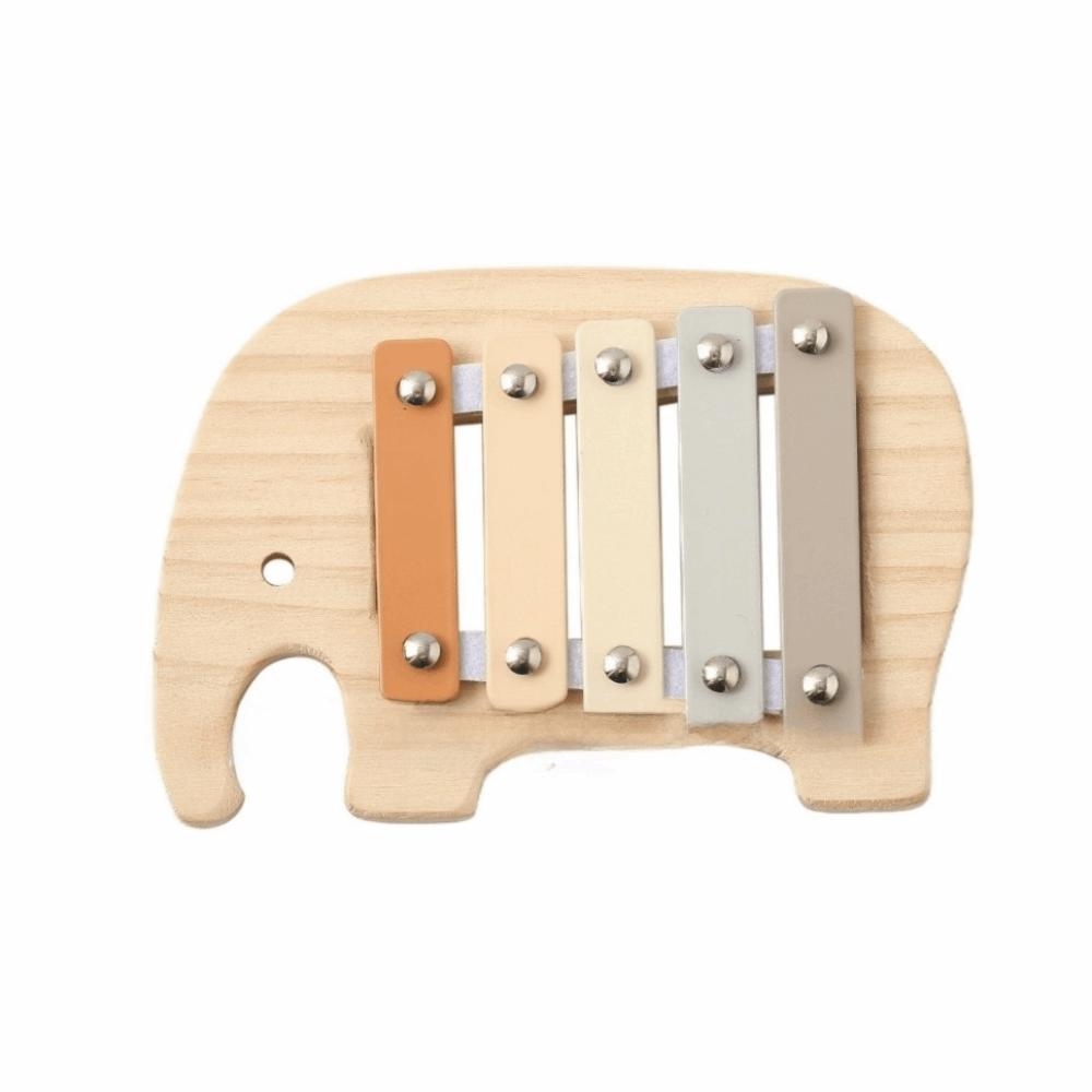 Multicolor Montessori Toy Wooden Xylophone Percussion Wooden Drum Toy Preschool