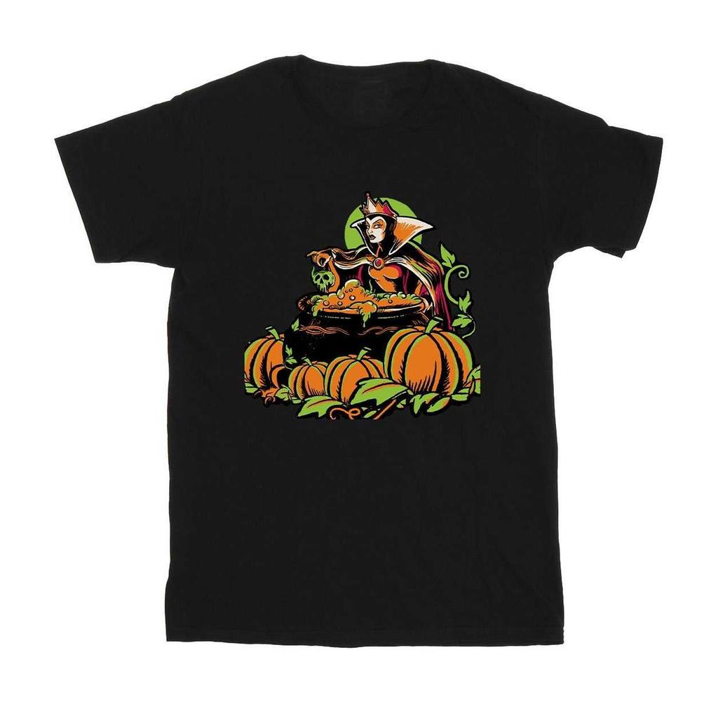 Disney Herren-Halloween-T-Shirt aus Baumwolle mit böser Königin und Schurken
