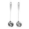Zhi Shi Thickened Stainless Steel Soup Ladle & Skimmer