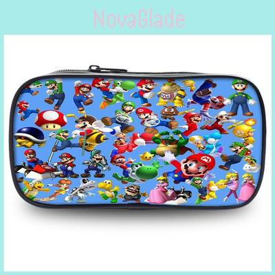 Super Mario Pencil Case Large Capacity Polyester Kids Stationery Organizer For Students