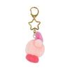 San-Ei Boeki Kirby Mini Mofu Mascot Keychain Friends Heart Throw - Mini Kirby Characters Appear As Fluffy Mascots with a Star-shaped Keyring.