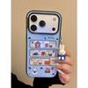 Cute Hollow Blue Background Miffy Bear for Ihone17promax Apple 16pro Mobile Phone Case 15 New 14
