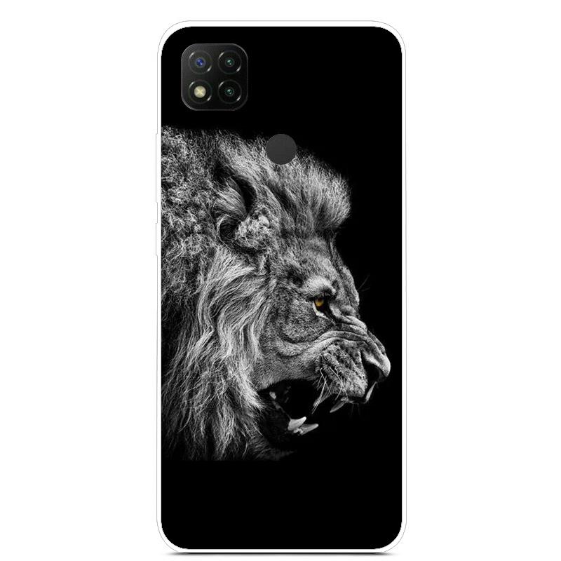 Cute Art Line Daisy Case For Xiaomi Redmi 9C Phone Case Slim Tpu Back Cover For Xiaomi Redmi 9C 9 C NFC Funda PocoC3 Soft Bumper