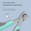 Pet Nail Clipper Set Cat Dog Grooming Kit Trimmer File Cleaning Tool 4Pcs Blue