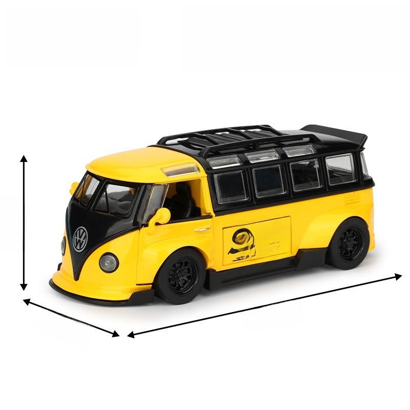 Alloy Car Model Volkswagen T1 Classic Bus With Opening Doors For Collectors