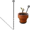 14" Soil Probe for House Plants Stainless Steel Garden Soil Sample Probe No Batteries Required Moisture Meter Soil Probe Rod for Plant Garden Farm