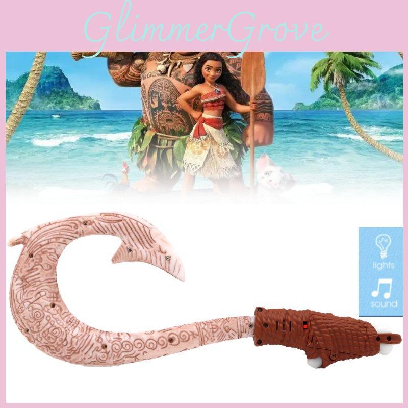 Fish Maui Moana Hook Sound Lighting Weapon Children Toy Gift Performance Prop