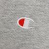 Champion Half Zip Oxford Long Sleeve with Embroidered Logo Men's Sweatshirt, Gray, (C3-B020)