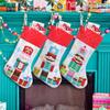 Cross Border 3 Walnut Soldier Socks Christmas Decorations Hanging Gift Bag Christmas Tree Candy Bag Pendant