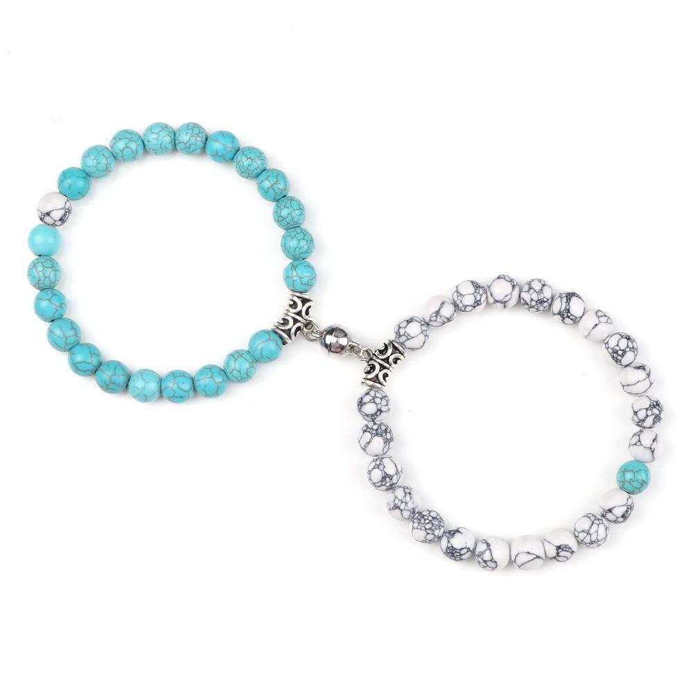 Magnetverschluss Armband Set für Paare und Freunde - Einfaches elastisches Design