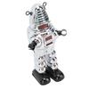 Metal Fencing Robot Adult Clockwork Walking Figurine Toy for Collection Birthday Holiday Gift