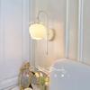 French Cream Flower Bedroom Bedside Wall Lamp Warm Rural Decorative Lights for Living Room Backround Aisle Stairway Sconces