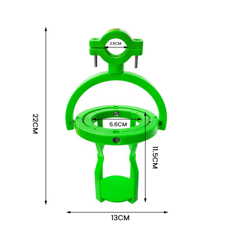 

1pcs Cup Holder Leveling Drink Anti-Spill Water Bottle Cage for Tractor Bike Motorcycle Bus Driver Boat Truck зелёный