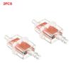 2pcs Plastic Fuel Filter Inline Gas Filter High Performance Oil Filter  Motorbike Moped Scooter