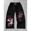 Selling Fashion Men's Women's Casual Gothic Sports Jogging Pants Straight Leg Street Jogging Pants
