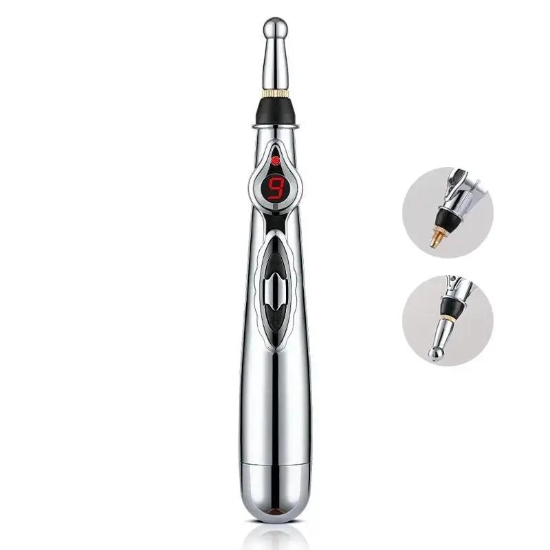 

Electronic Acupuncture Point Pen Back Pain Relief Muscle Relax Tool Meridian Energy Meridian Pen Energy Face Point Massage Pen 110 V