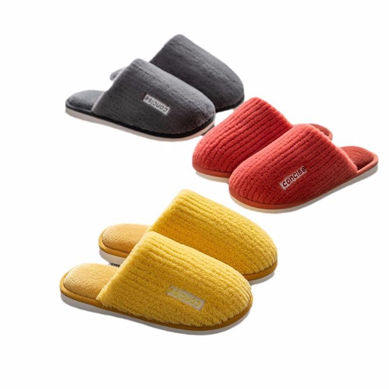Comfy Linen Slides Striped Open Toe Flat Summer Shoes Indoor Outdoor Slippers