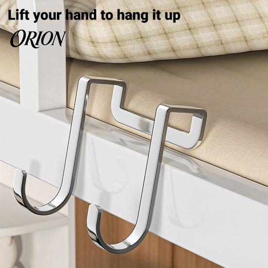 Backpack Hangers For Doors Heavy Duty Bunk Bed Hook, Stainless Steel No Drill Over The Dorm Room Essentials Door Space Saving Organizer for