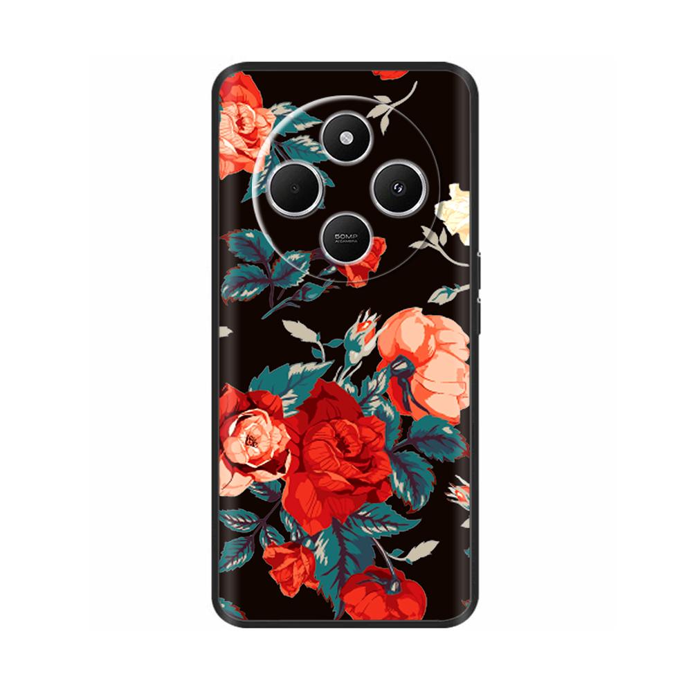 For Xiaomi Redmi 14C Silicone Case Cute Pattern Soft TPU Phone Cover For Redmi 14C Fundas Protective Back Cover 14 C Bumper Bags