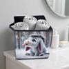 The Little Donkey In The Snow 5D Diamond Painting Storage Basket Full Round Drill Mosaic Diamond Embroidery Cross Stitch Kits Home Decor Home Decor