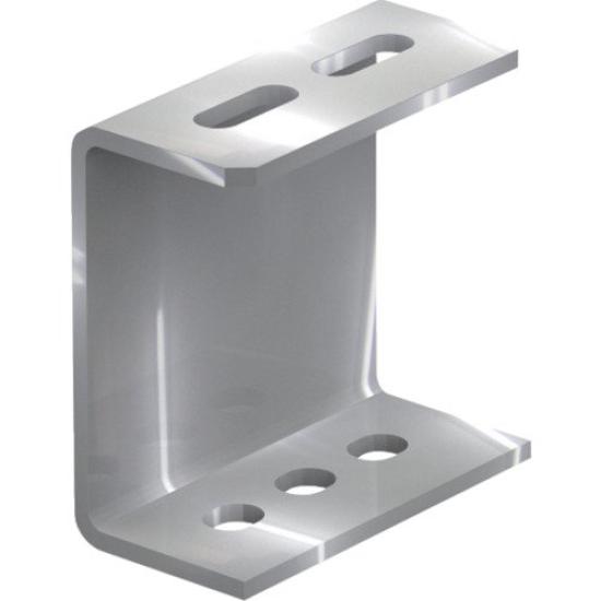 

TRUSCO Pipe Support Channel Stainless 100 100 x 50 for Pipe Support Bracket, Steel, Type, TKC1-WB010-S, mm,