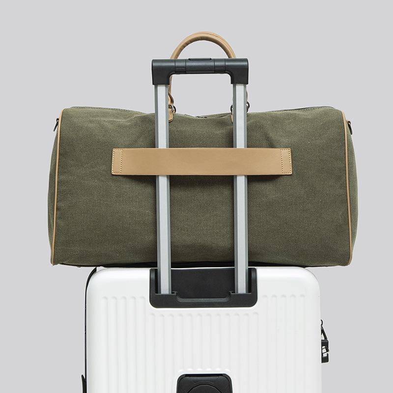 Women's Business Trip Foldable Duffle: Lightweight, Large-Capacity Handheld Travel Bag for Short Journeys.