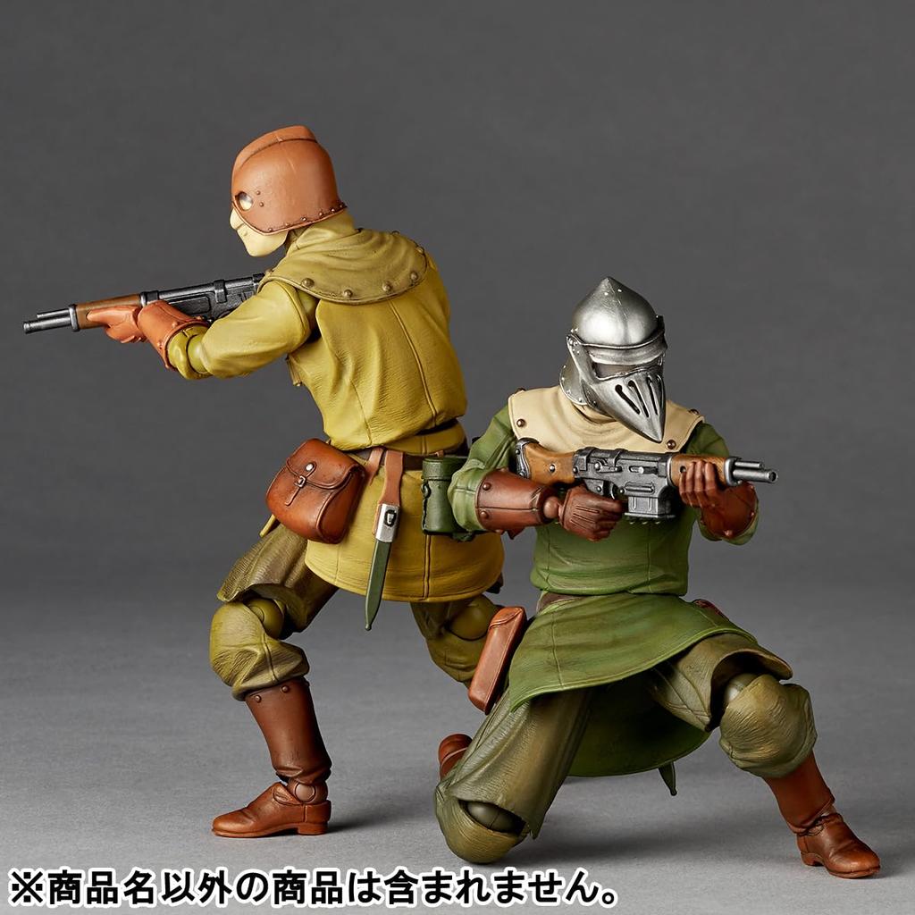 Kaiyodo Takeya Freely Figurine Nausicaa of the Valley of the Wind Torumekia Commando Height 150mm PVC ABS Painted Movable Figure Approx. Non-scale &