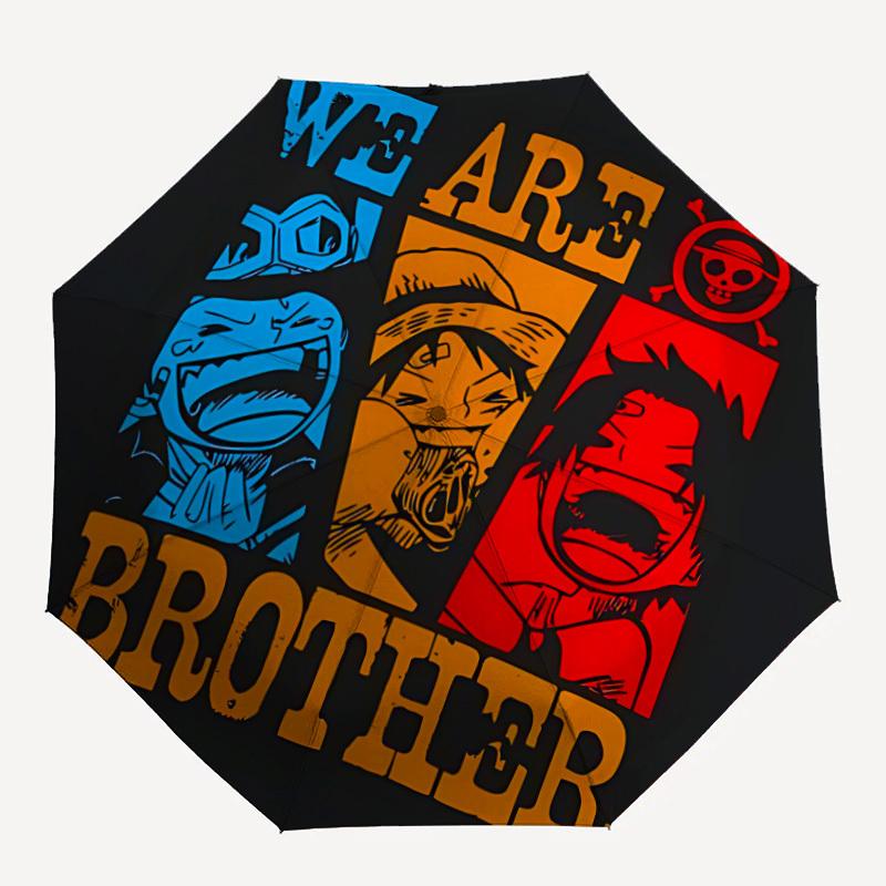 

1pc One Piece Automatic Open/close Folding Portable Umbrella with 8-Rib Structure for Women/Men, All-Season Use a0901039