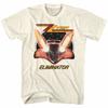 ZZ Top Eliminator Natural Adult T-Shirt