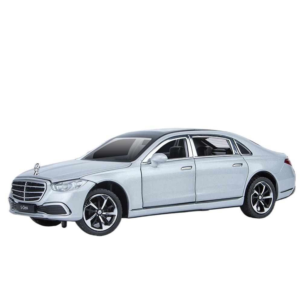 1/24 BENZ S400 S-Class Alloy Car Diecasts & Toy Vehicles Car Model Sound and Light Pull Back Car Toys Gifts