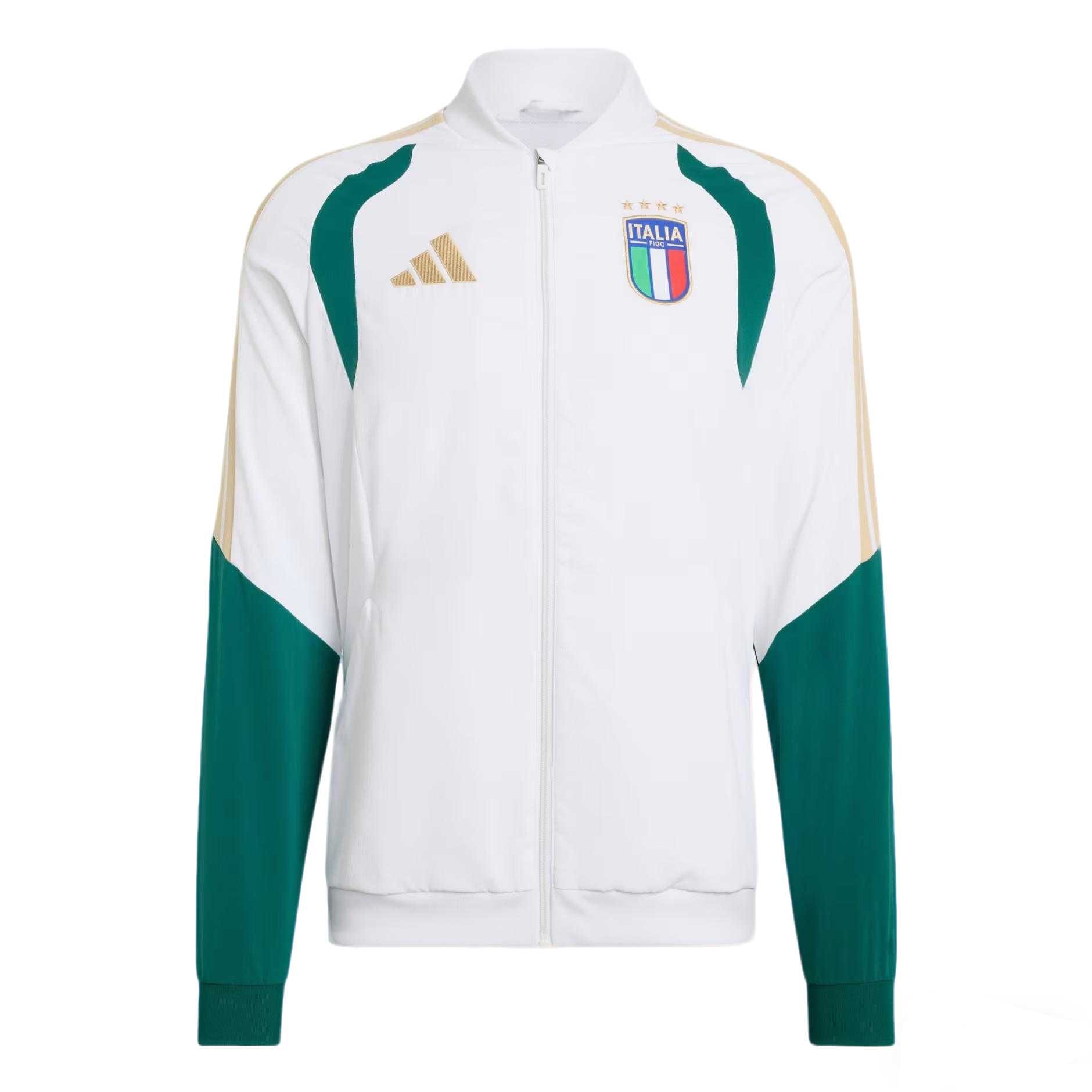 Adidas Italy Jackets Men`s White Baseball