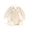 Jucărie de pluș moale iepuraș cu urechi de stea Crem 31cm Urechi cu imprimeu stea Animal de pluș