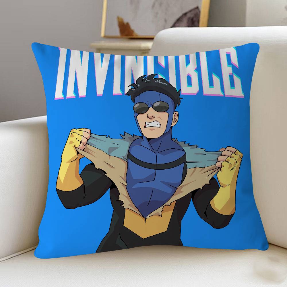 

I-Invincible Anime Cartoon 45*45cm Cushion Cover Pillow Cover Decor Pillowcase Home Pillowcase For Couch Pillow 12x12Inch