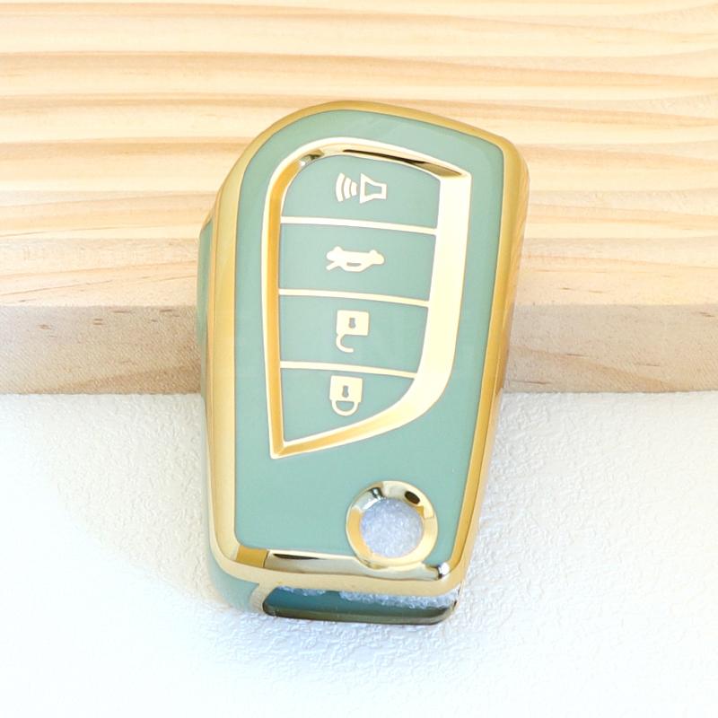 Car Key Fob Car Remote Cover Shell Case 2 3 4 Button For Toyota Hilux Corolla Highlander Rav 4 Yaris Camry Fortuner Protector