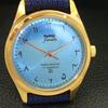 VINTAGE HMT JANATA HAND-WINDING INDIAN MENS SKY BLUE COLOR DIAL WATCH a702082-5 R208-a702082