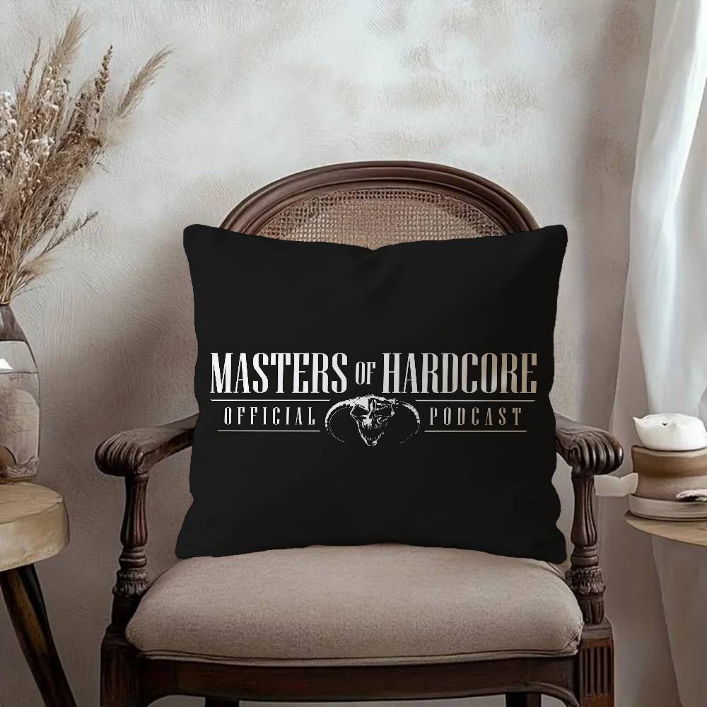 M-Masters Of H-Hardcores Pillow Gift Home Office Decoration Bedroom Sofa Car Cushion Cover case 45x45
