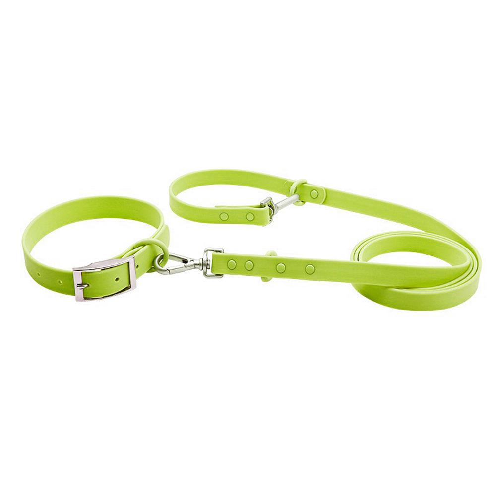 Set Collar Leash Pet PVC Cat Collar Leashes For Small Medium Big Dog Outdoor Walk
