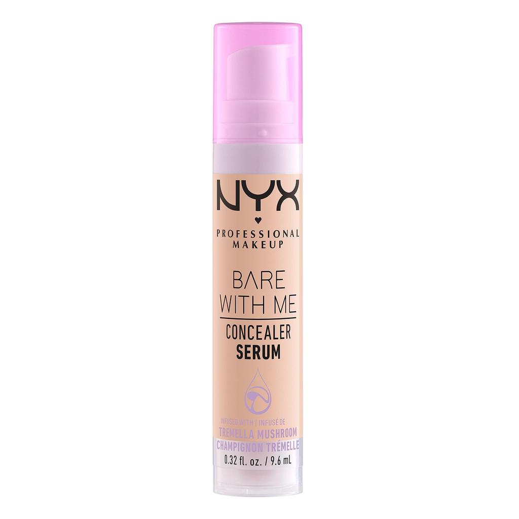 NYX Professional Makeup Bare With Me Serum Corrector, Natural, Cobertura Media, Light, 9,6ml