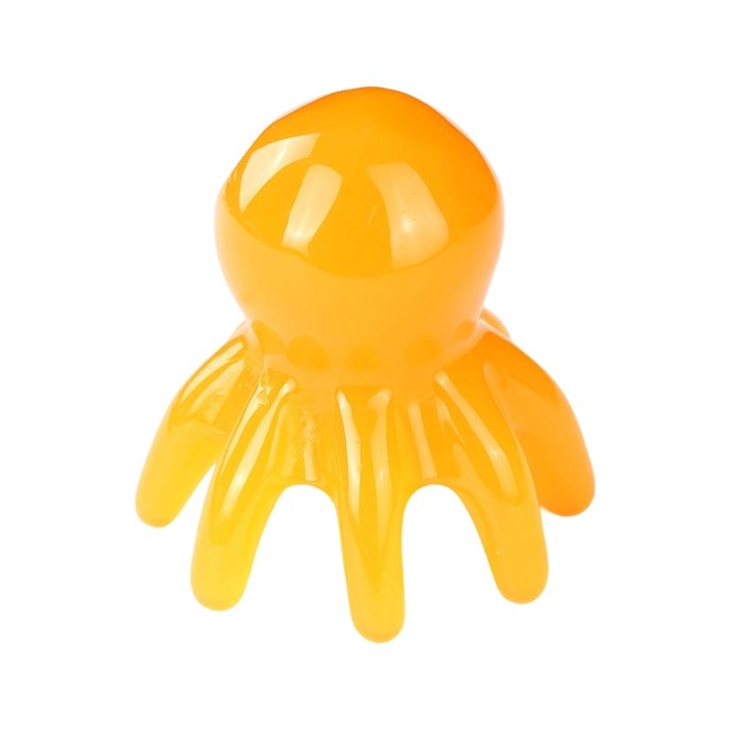 Handheld Octopuses Scalp Massager,8 Tentacles Gua Sha Massages Tools for Head Body Relaxing,Triggers Points Massage Tools